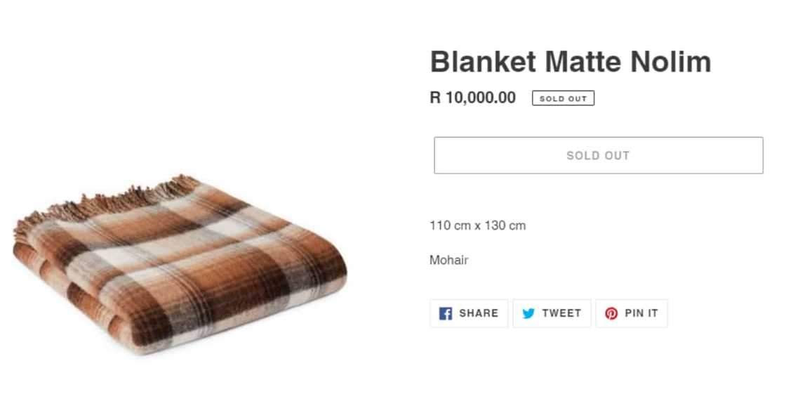 Designers R10 000 Makoti Blankets Sell Out, Mzansi Says Cheaper at Pep Designers R10 000 Makoti Blankets Sell Out, Mzansi Says Cheaper at Pep