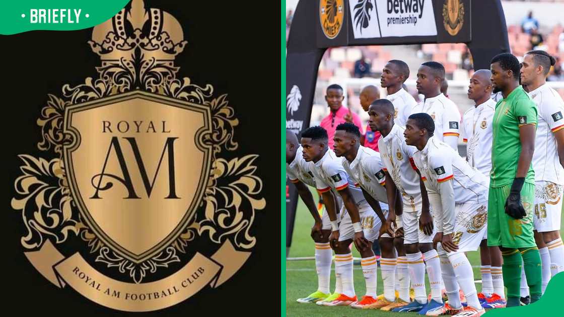 Royal AM FC logo and players