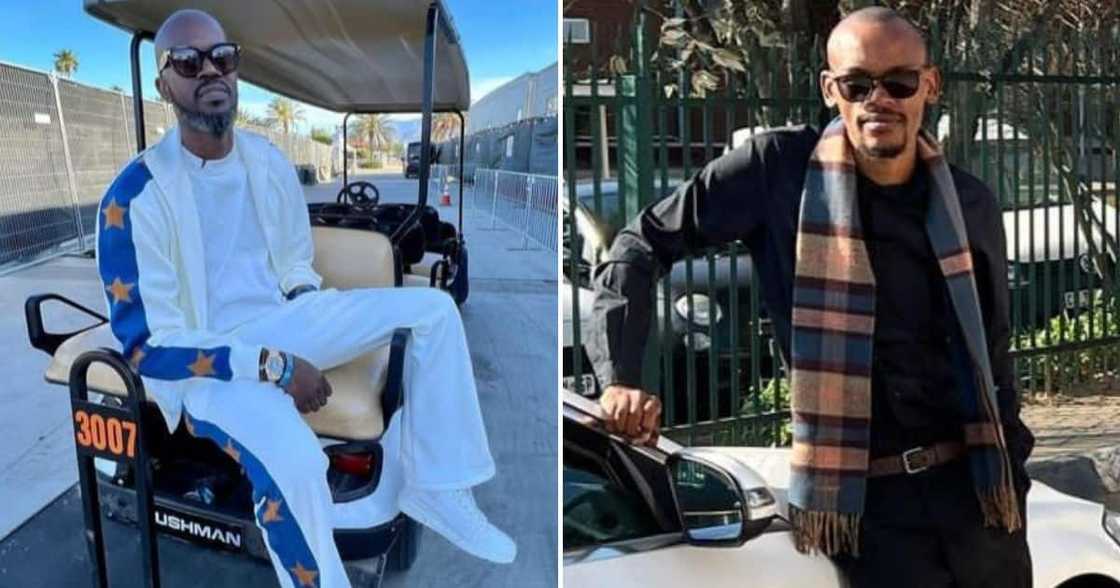 DJ Black Coffee and Nota Baloyi DJ Black Coffee and Nota Baloyi