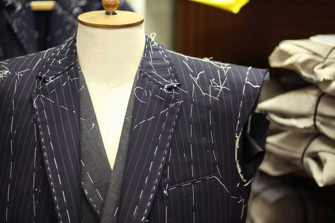 This hand stitched Desmond Merrion is one the most expensive suits in the world This hand stitched Desmond Merrion is one the most expensive suits in the world