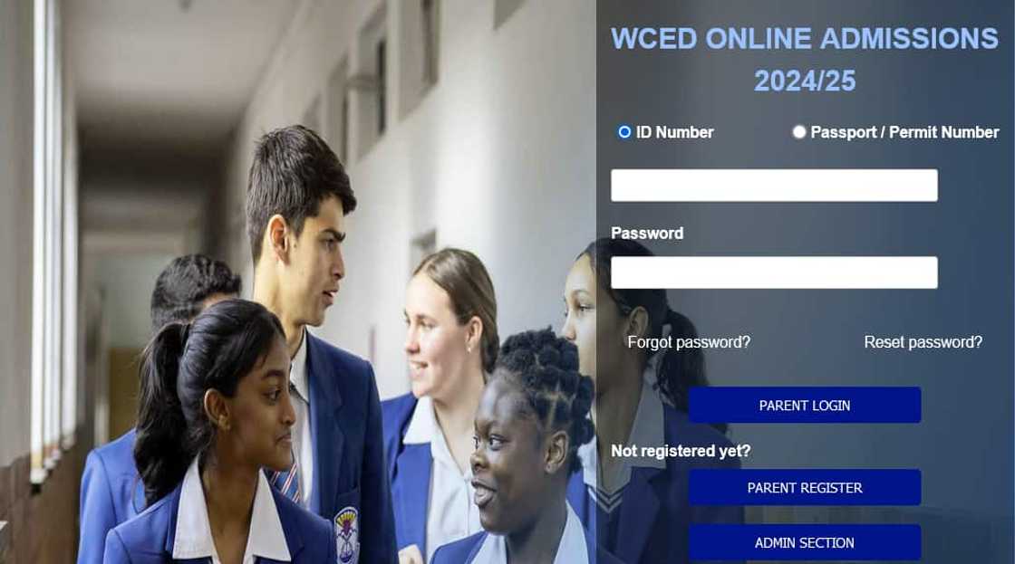 WCED online application WCED online application