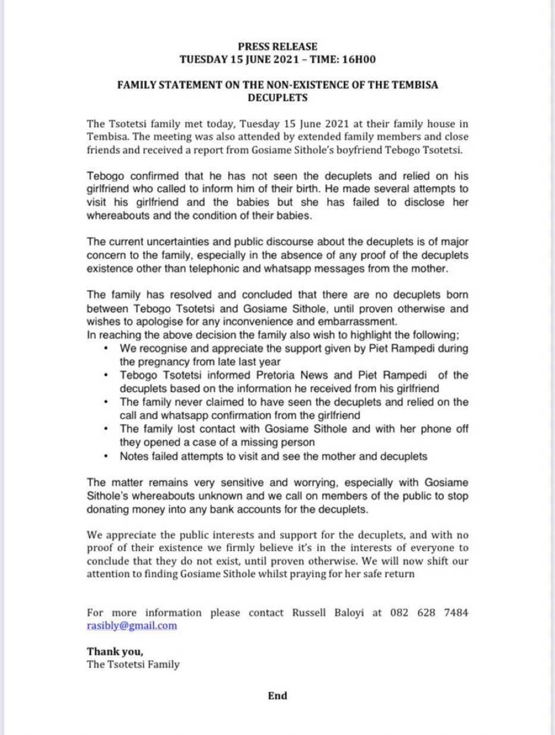 Breaking: Tembisa Mother of 10 Missing, SA Police Launch Investigation Breaking: Tembisa Mother of 10 Missing, SA Police Launch Investigation