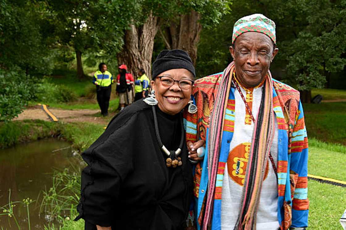 Shado Twala & Madala Kunene at the HughFest at Nirox Sculpture Park