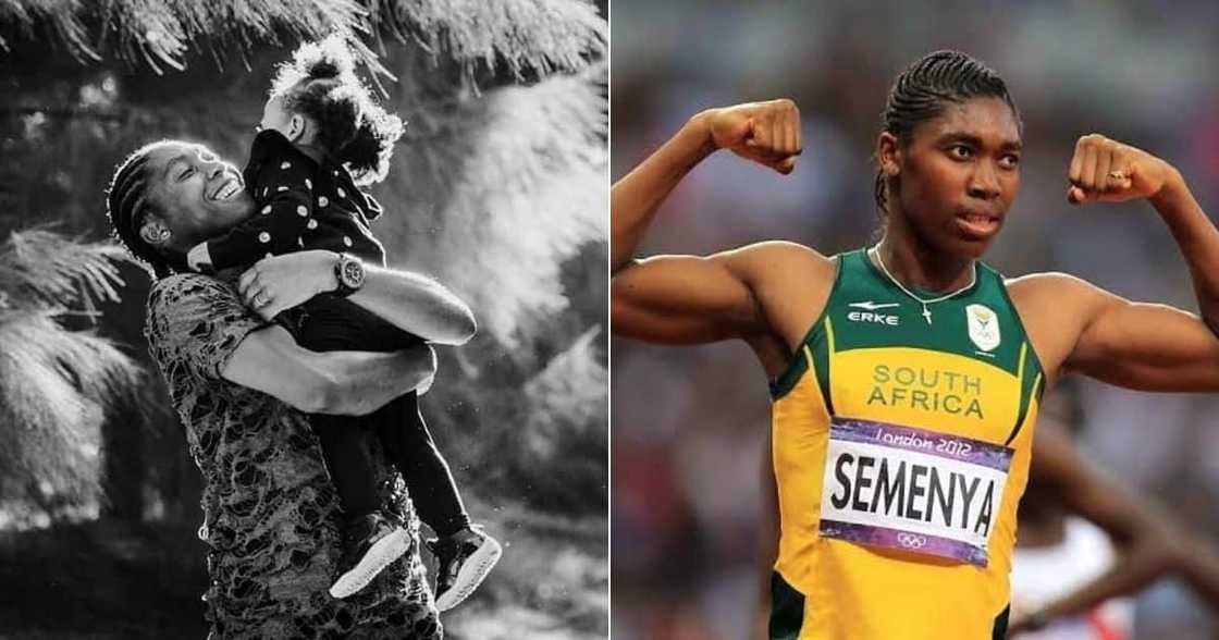 Mzansi, Sprinter, Caster Semenya, Photo, Daughter