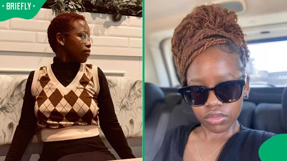 A woman accidentally bleached her hair.