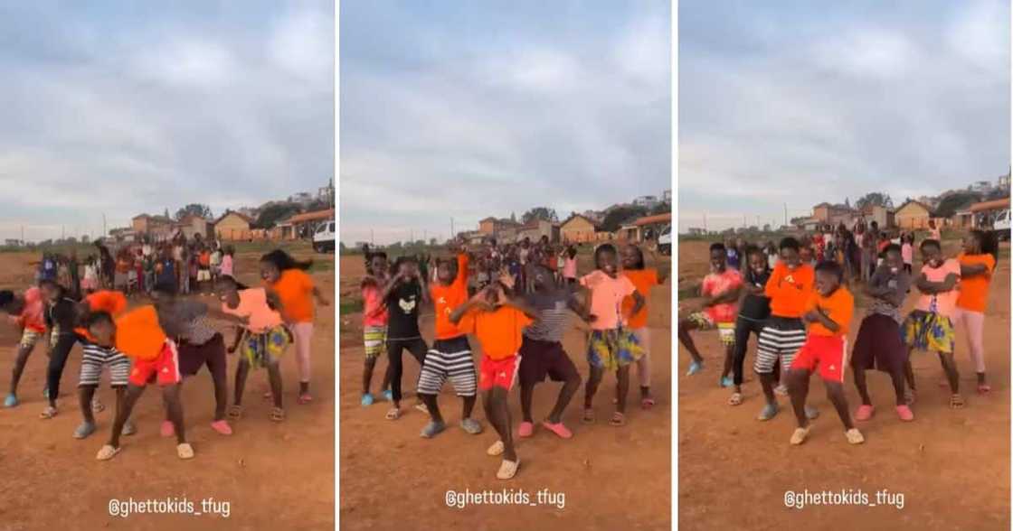 Kids doing Cuff It challenge Kids doing Cuff It challenge