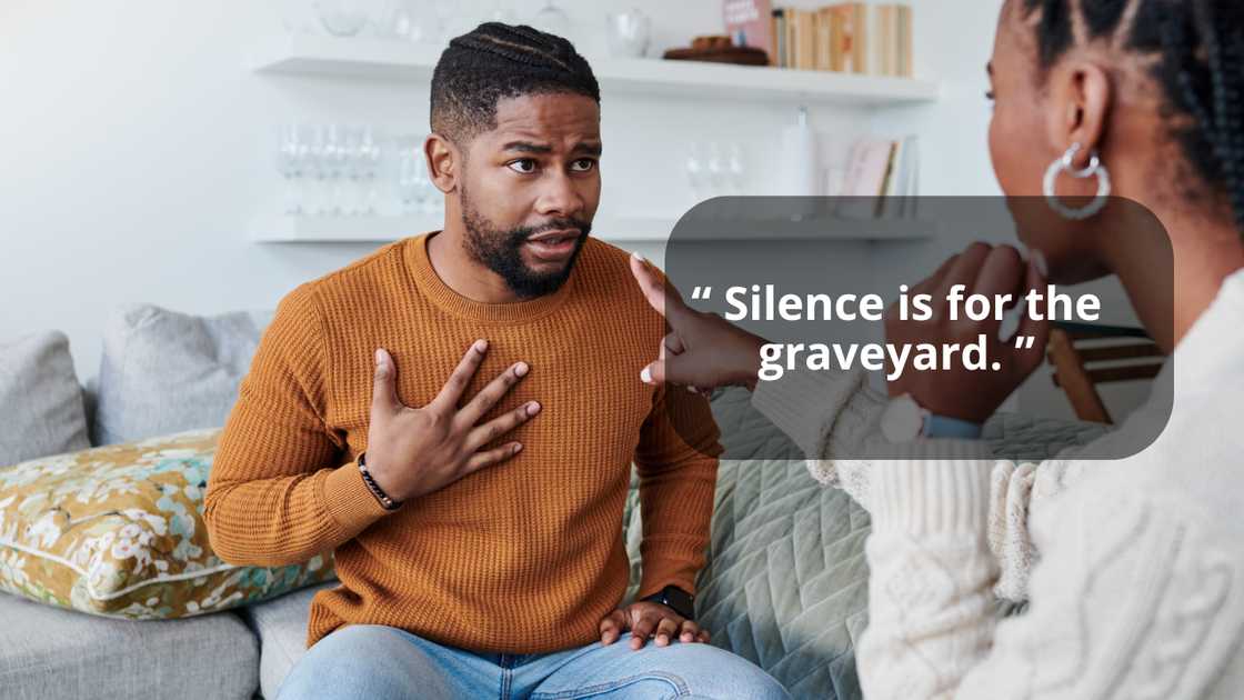 A man and woman arguing A man and woman arguing