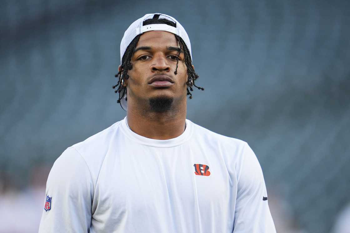 Ja'Marr Chase at Paycor Stadium in Cincinnati, Ohio Ja'Marr Chase at Paycor Stadium in Cincinnati, Ohio