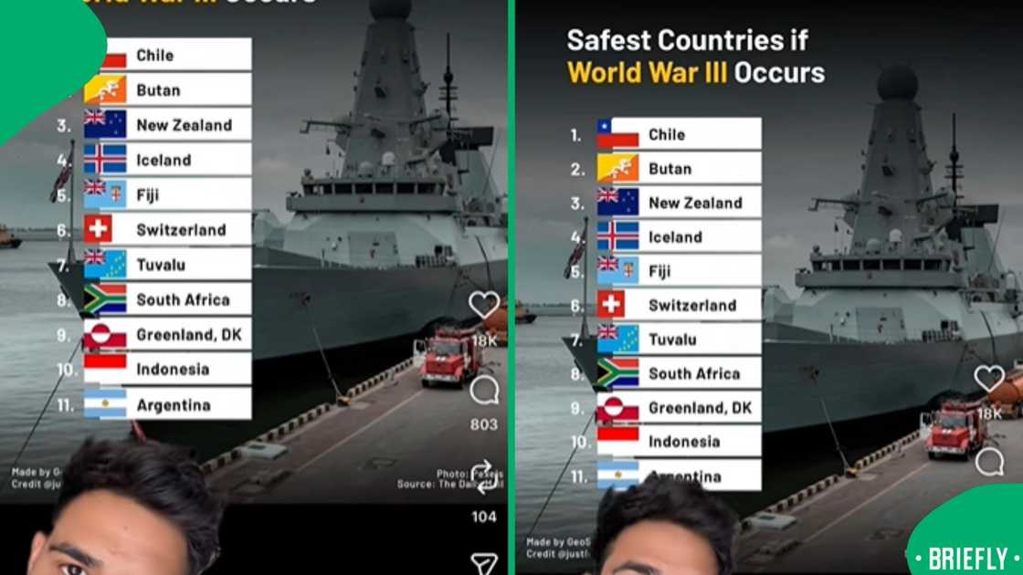 On the showed showed a man reacting to the list On the showed showed a man reacting to the list