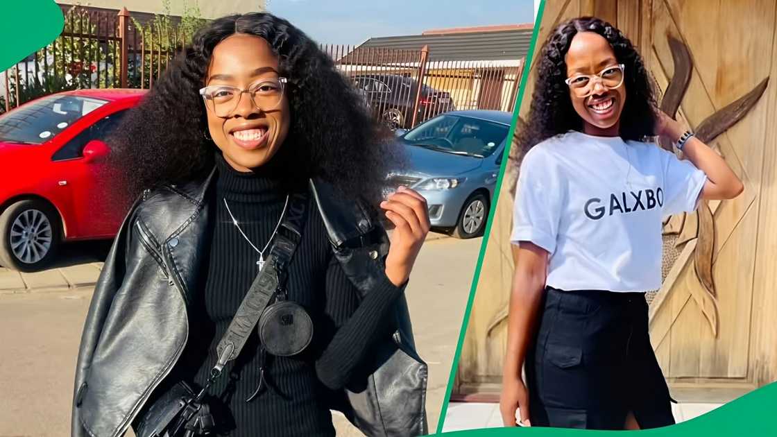 A TikTok video shows a woman unveiling her business, which cost her R5K to build.