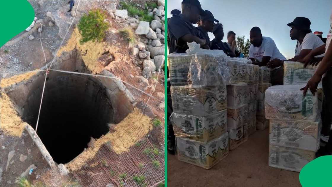 Food, water lowered to illegal miners underground at Stilfontein Food, water lowered to illegal miners underground at Stilfontein