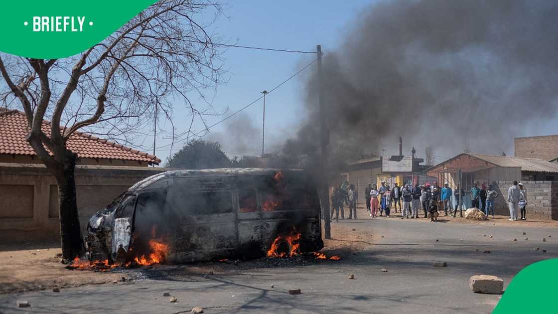 The family of the man who was killed at the Maponya Mall was devastated by his death, and community members protested
