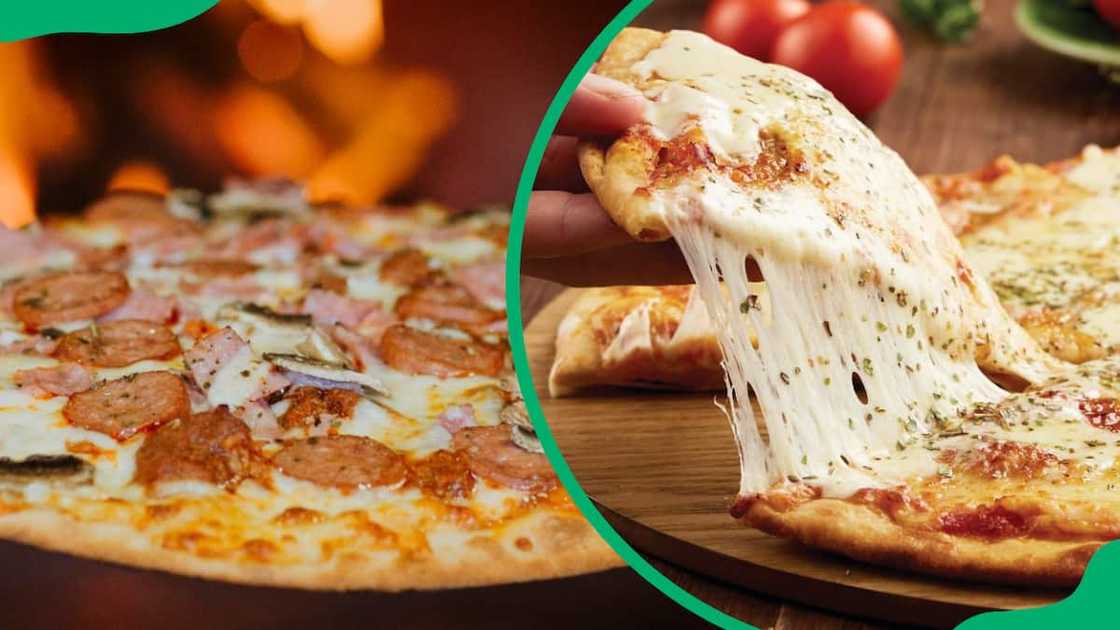 Pizzas from Pizza Perfect restaurant