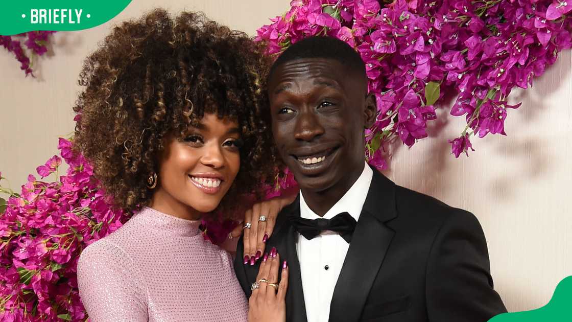 Wendy Thembelihle and Khaby Lame at the Oscars Wendy Thembelihle and Khaby Lame at the Oscars