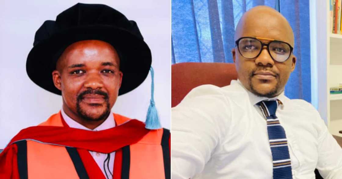 '#NQFLevel10': Man Shares Hard Copy of His PhD, Mzansi Congratulates Him