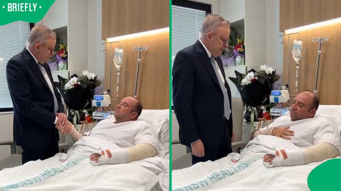 Australia's Prime Minister Anthony Albanese visited Ahmed al Ahmed.