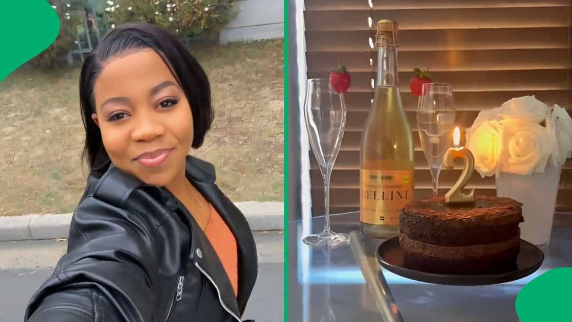 A woman celebrated her celibacy.