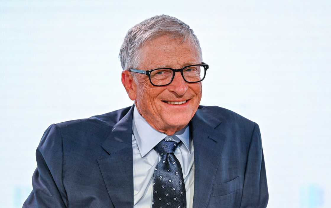 Bill Gates attends a session during the Philanthropy Asia Summit in Singapore
