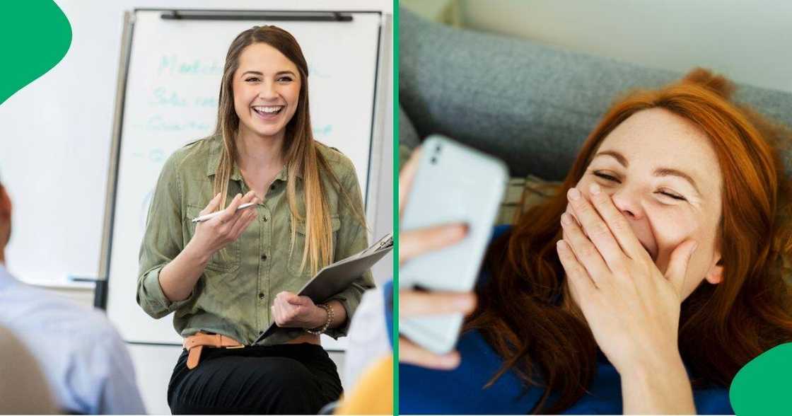 A teacher's reaction to a pupil's video reached over seven million views on TikTok. A teacher's reaction to a pupil's video reached over seven million views on TikTok.