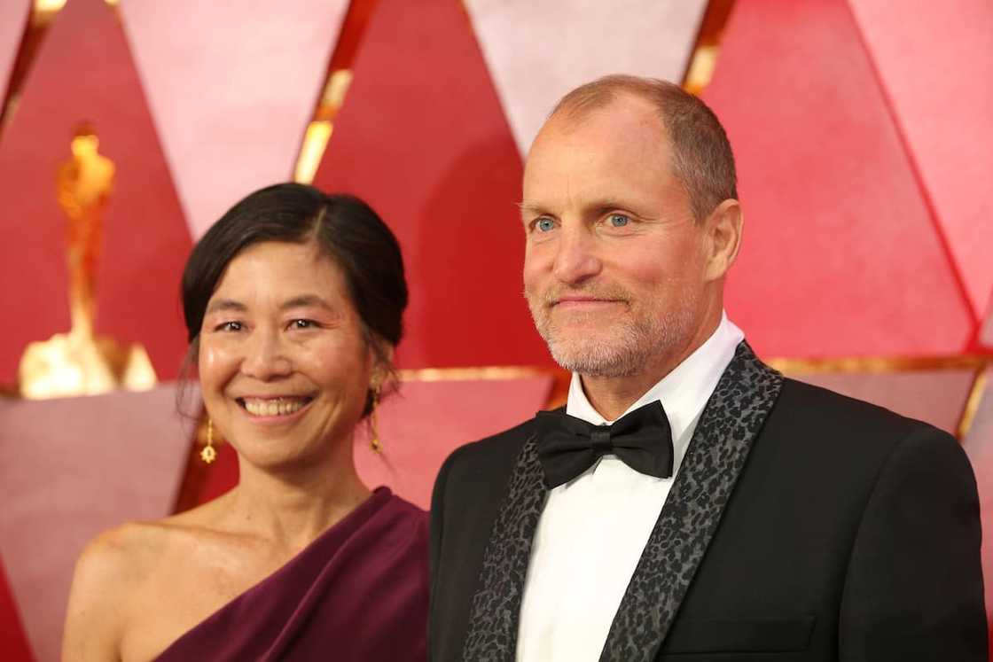 Laura Louie and Woody Harrelson arriving at the 90th Academy Awards on 4 March 2018 at the Dolby Theatre at Hollywood & Highland Center in Hollywood. Laura Louie and Woody Harrelson arriving at the 90th Academy Awards on 4 March 2018 at the Dolby Theatre at Hollywood & Highland Center in Hollywood.