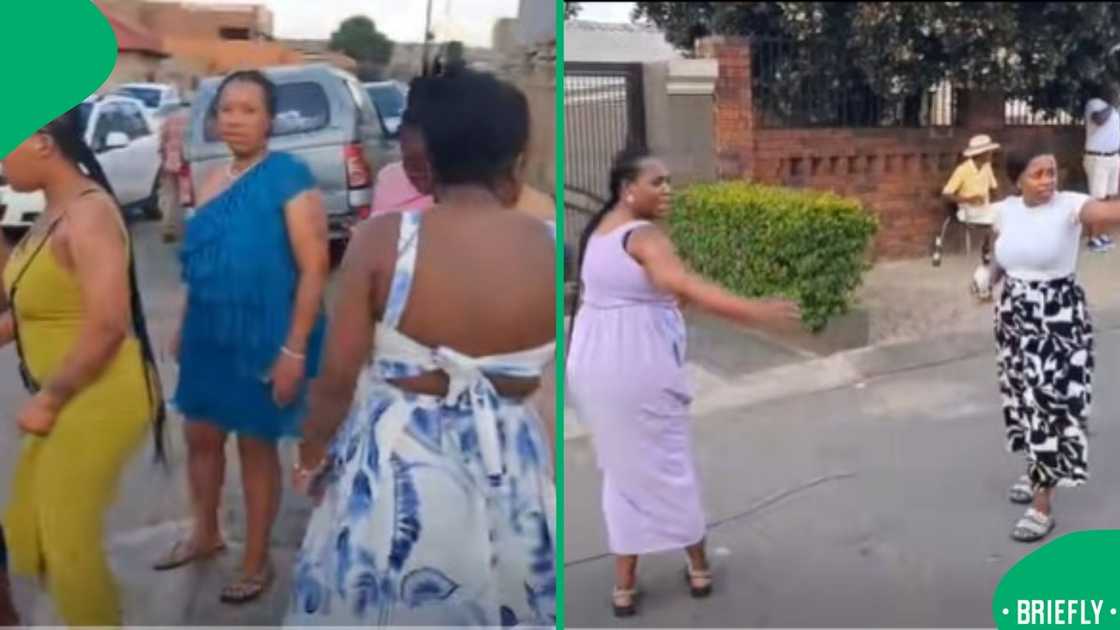 A group of Ama1ks enjoyed a nostalgic skipping game in a lively setting A group of Ama1ks enjoyed a nostalgic skipping game in a lively setting