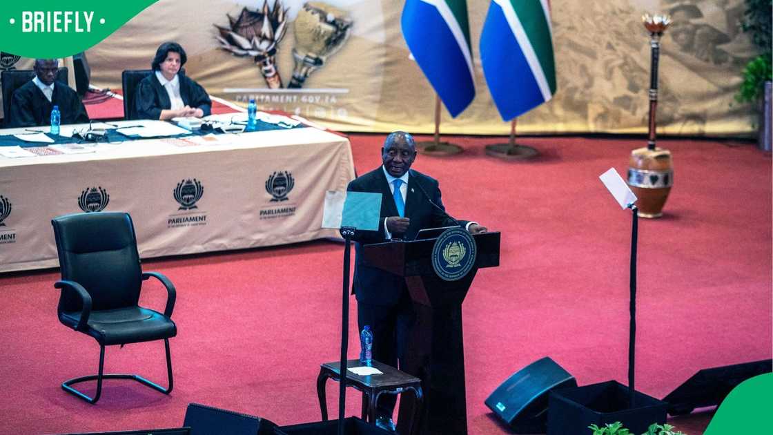 Cyril Ramaphosa delivers the State of the Nation Address