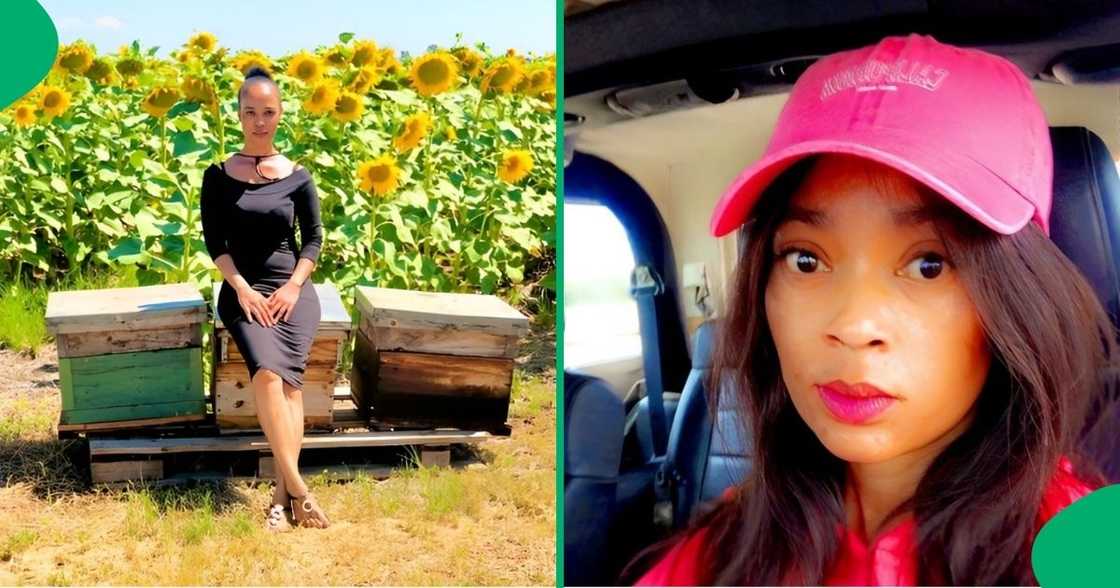 A woman publicly thanked another woman for helping her on the freeway. A woman publicly thanked another woman for helping her on the freeway.