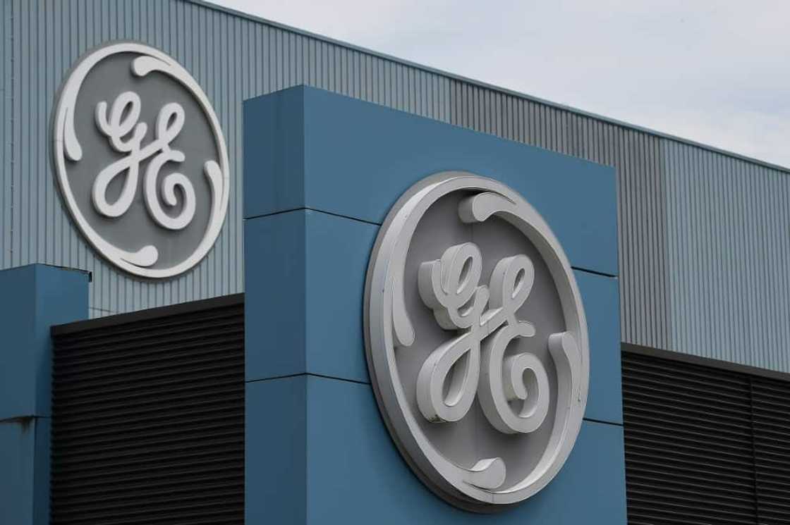 The logo of US giant General Electric in Belfort, eastern France, on June 3, 2019. General Electric is breaking up into three entities as of April 2, 2024 The logo of US giant General Electric in Belfort, eastern France, on June 3, 2019. General Electric is breaking up into three entities as of April 2, 2024