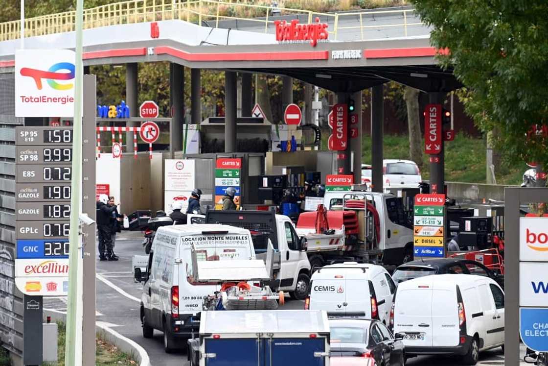 Striking French oil refinery employees have voted to maintain blockades now in their third week Striking French oil refinery employees have voted to maintain blockades now in their third week