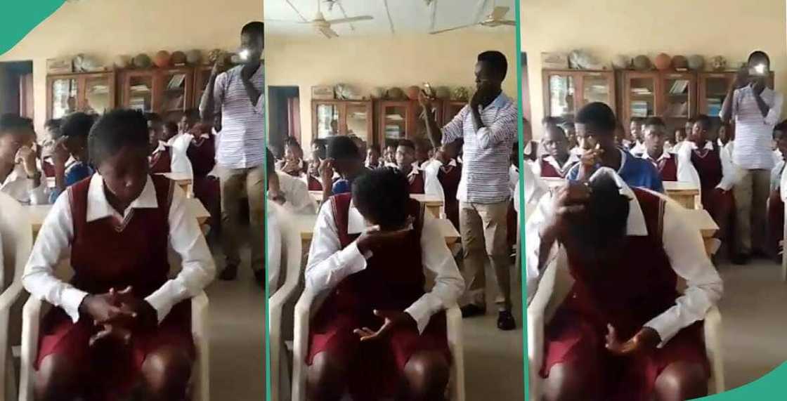 Girl who scored 331 in JAMB exam gets full scholarship, weeps in class