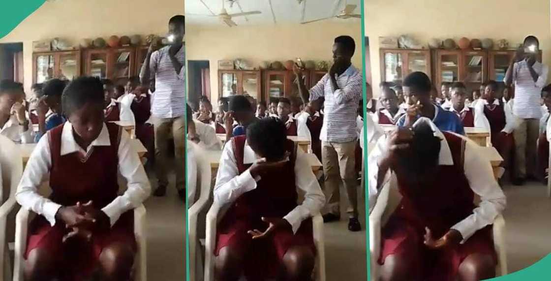 Girl who scored 331 in JAMB exam gets full scholarship, weeps in class Girl who scored 331 in JAMB exam gets full scholarship, weeps in class