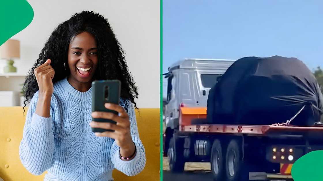 A viral video captured a man delivering a car to his fiancée in a village A viral video captured a man delivering a car to his fiancée in a village