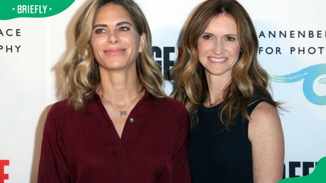 Heidi Rhoades and Jillian Michaels during the 2016 opening of Refugee at The Annenberg Space For Photography