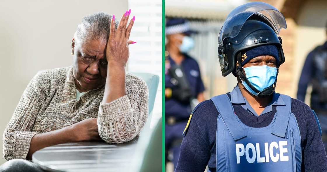 Police in Lamontville on July 21, 2020 in Durban, South Africa. Police in Lamontville on July 21, 2020 in Durban, South Africa.