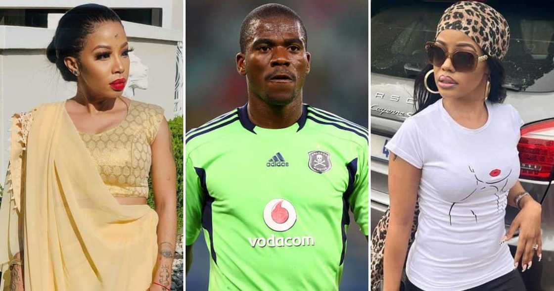 Mzansi claimed Senzo Meyiwa, Kelly Khumalo, and Zandie Khumalo dated.