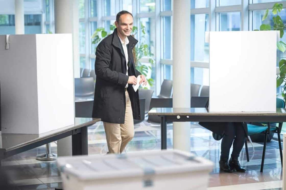 'I entered this campaign to win,' candidate Anze Logar, 46, said, casting his ballot in the capital Ljubljana