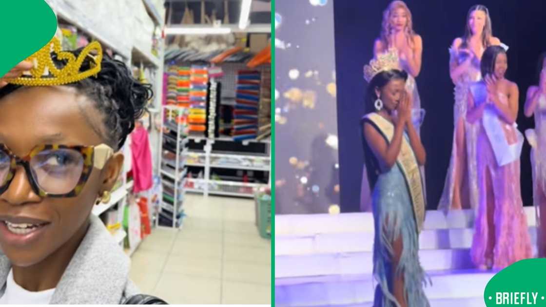 A TikTok video showing Boitshepo Lamola’s powerful manifestation journey leading to her Miss Grand SA title touched thousands