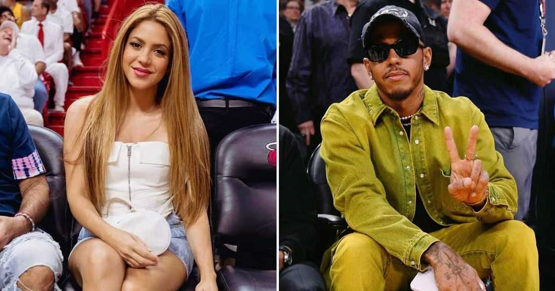 Shakira and Lewis Hamilton rumoured to be dating. Shakira and Lewis Hamilton rumoured to be dating.