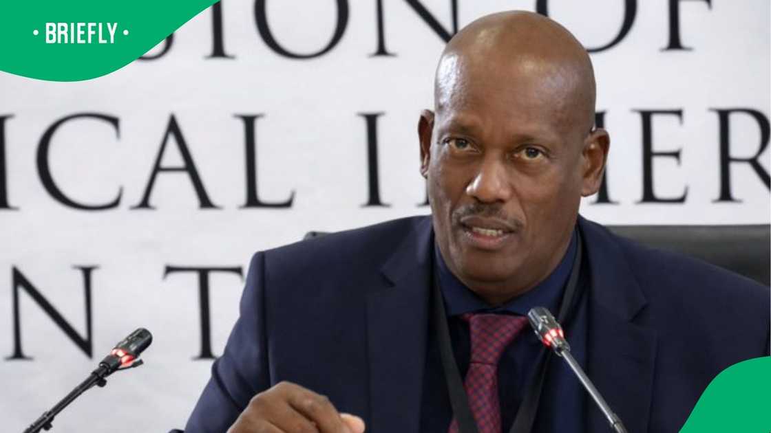 Ballistic expert Captain Laurance Makgotloe