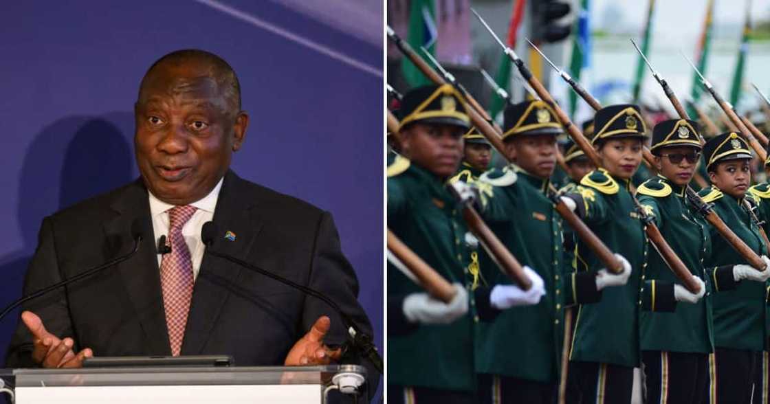 President Cyril Ramaphosa commemorated SANDF soldiers on Armed Forces Day President Cyril Ramaphosa commemorated SANDF soldiers on Armed Forces Day
