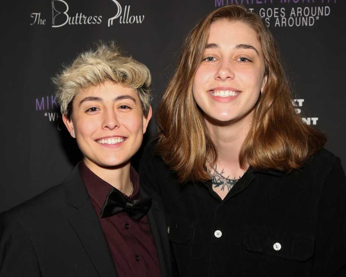 Mattie Westbrouck (left) and Isabella Avila (right) attend the release party for Mikaila Murphy's new song "What Goes Around Comes Around" on 4 February 2022 in LA. Mattie Westbrouck (left) and Isabella Avila (right) attend the release party for Mikaila Murphy's new song "What Goes Around Comes Around" on 4 February 2022 in LA.