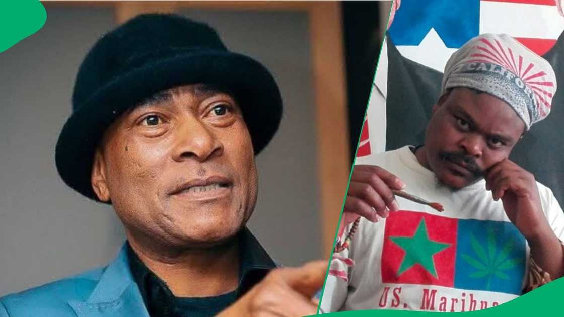 Rasta paints the late Doc Shebeleza Rasta paints the late Doc Shebeleza