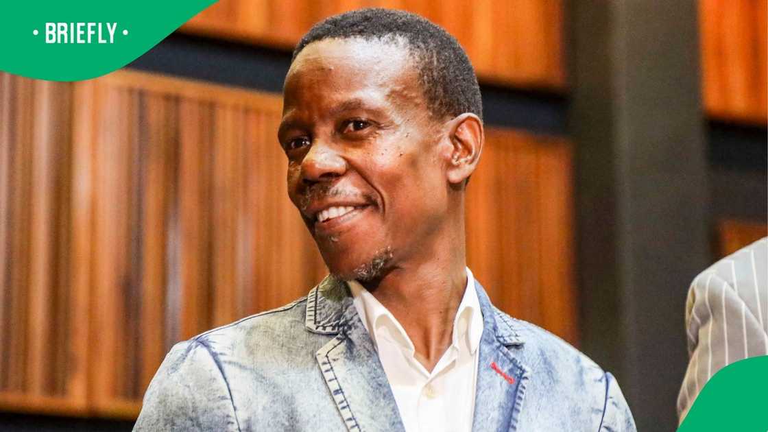 Pastor Mboro smiling during one of his court appearances.