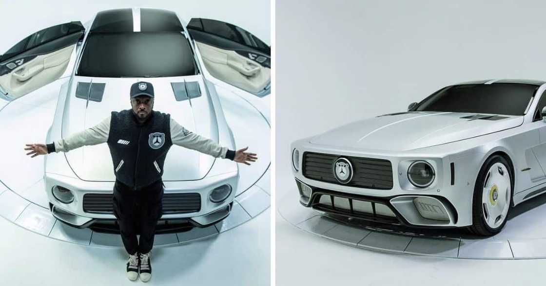 Mercedes and Music Superstar will.i.am Collaborates on Custom Car Called “The Flip” Inspired by SLS Gullwing Mercedes and Music Superstar will.i.am Collaborates on Custom Car Called “The Flip” Inspired by SLS Gullwing