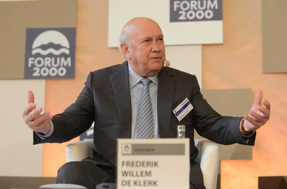 FW De Klerk, apology video FW De Klerk, apology video