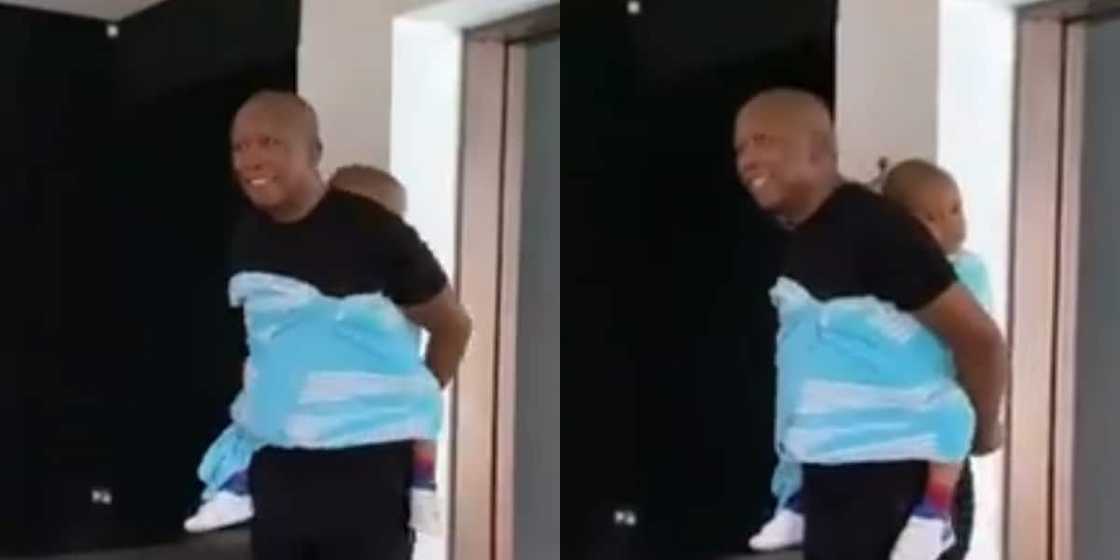 Julis Malema, Father's Day, Cute video Julis Malema, Father's Day, Cute video
