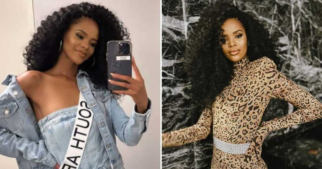 Miss SA Ndavi Nokeri is enjoying Day 2 of the Miss Universe contest in New Orleans Miss SA Ndavi Nokeri is enjoying Day 2 of the Miss Universe contest in New Orleans