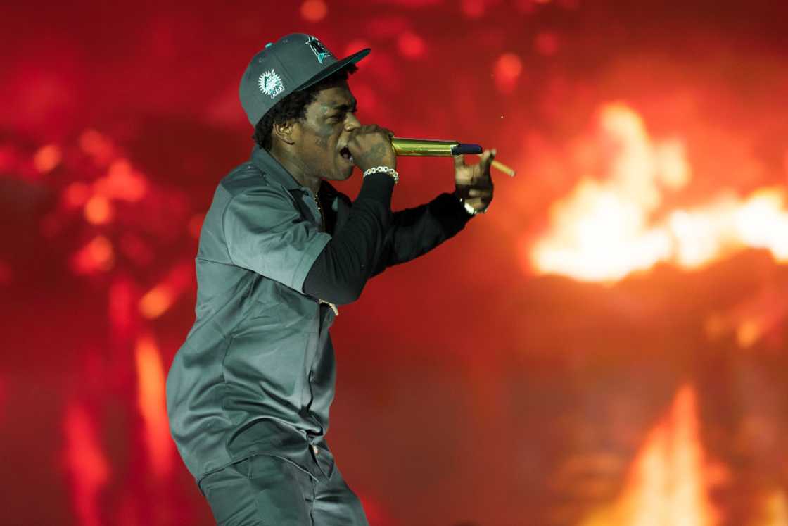 American rapper Kodak Black onstage American rapper Kodak Black onstage