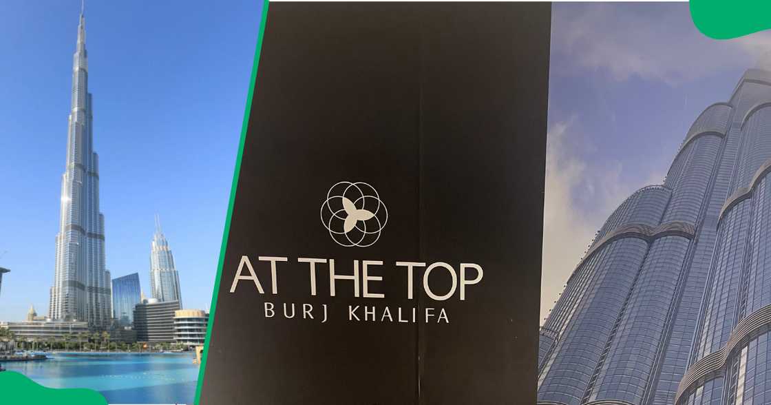 The Burj Khalifa is 828m tall