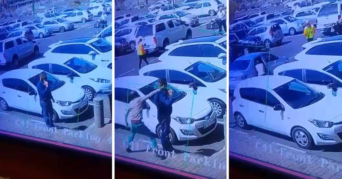 A man got caught off-guard when he had his phone robbed in broad daylight. A man got caught off-guard when he had his phone robbed in broad daylight.